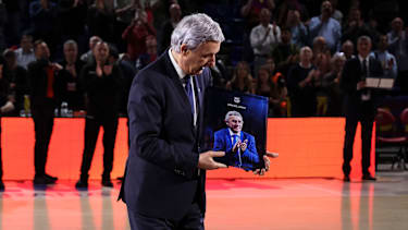 Svetislav stand zum letzten Mal in der EuroLeague an der Seitenlinie.