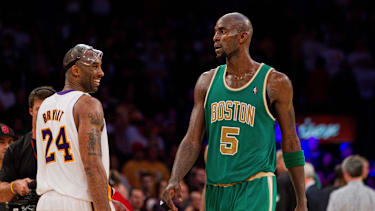 Kobe Bryant und Kevin Garnett