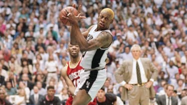 Dennis Rodman wechselte im Sommer 1995 zu den Chicago Bulls.