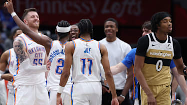 Shai Gilgeous-Alexander (mi.) erzielte starke 40 Punkte.