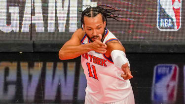 Jalen Brunson steht mit den New York Knicks im Finalturnier des NBA Cups, welches ab Samstag in Las Vegas ausgetragen wird.