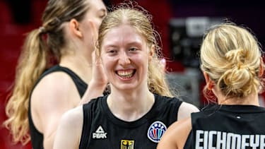 Wird Frieda Bühner die fünfte Aktive in der WNBA? Nach ihrem Draft stehen die Chancen immerhin sehr gut.