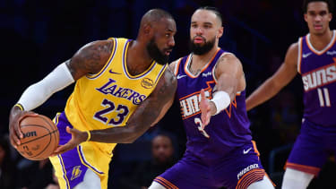 Dillon Brooks hat mal wieder gegen LeBron James gegiftet.