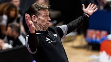 Bundestrainer Olaf Lange war mit der defensiven Leistung unzufrieden.