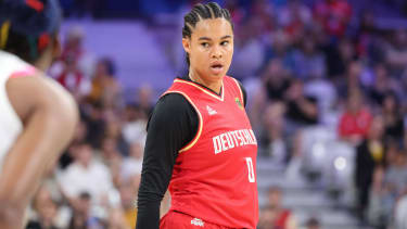 Satou Sabally war mit 18,8 Punkten die Top-Scorerin der deutschen Basketballerinnen bei Olympia.