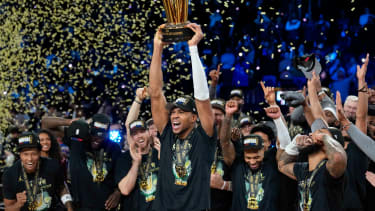 Giannis und die Bucks gewannen 2024 den Cup.