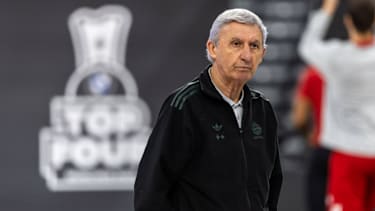 Svetislav Pesic vor dem Pokalhalbfinale