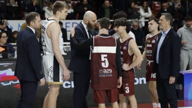 January 10, 2026, Trapani, Lombardia, Italia: sport; basket; legaa; serie A (Credit Image: Â© Giovanni Pappalardo/LaPresse via ZUMA Press
