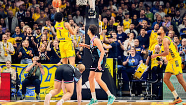 Jack Kayil (Alba Berlin, 07), GER, ALBA Berlin vs. Telekom Baskets Bonn, Basketball Herren, easy Credit BBL, Saison 2025 2026, 30. Spieltag, 20.04.2026 GER, ALBA Berlin vs. Telekom Baskets Bonn, Basketball Herren, easy Credit BBL, Saison 2025 2026, 30. Spieltag, 20.04.2026 Berlin *** Jack Kayil Alba Berlin, 07 , GER, ALBA Berlin vs Telekom Baskets Bonn, Basketball Men, easy Credit BBL, Season 2025 2026, Matchday 30, 20 04 2026 GER, ALBA Berlin vs Telekom Baskets Bonn, Basketball Men, easy Credit BBL, Season 2025 2026, Matchday 30, 20 04 2026 Berlin Copyright: xClaudiusxRauch,xEibner-Pressefotox xClaudiusxRauchx EP_CRH