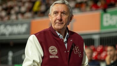 Svetislav Pesic,
GER, FC Bayern Basketball (FCBB) vs. MHP Riesen, Basketball, easycredit BBL, Playoffs Viertelfinale, Spiel 1, Best of Five, Spielzeit 2023/2024, 18.05.2024,
Foto: Eibner-Pressefoto/Sascha Walther