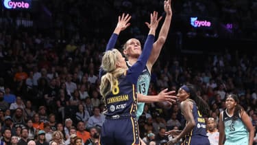 Leonie Fiebich und die New York Liberty gewannen gegen Indiana Fever ohne Caitlin Clark.
