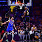 Logo-Dreier und Slam-Dunk: Sind das die letzten LeBron-Highlights?