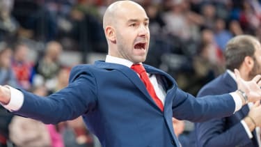 Vassilis Spanoulis war mit der Leistung seiner Mannschaft in München nicht einverstanden.
