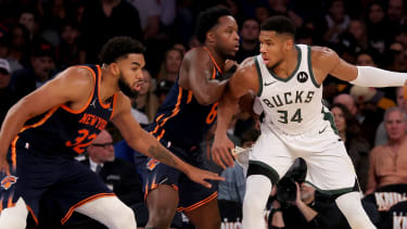Der Verbleib von Karl-Anthony Towns in New York scheint bei einem Giannis-Trade unrealistisch.