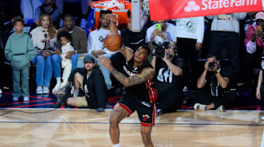 Keshad Johnson hat den Dunk Contest gewonnen.