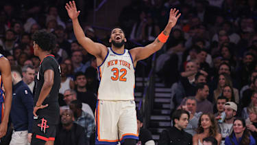 KAT war der auffälligste Akteur der Knicks.