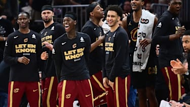 Die Cleveland Cavaliers feierten den Einzug ins Conference-Halbfinale.