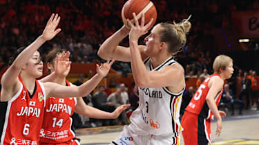 Leonie Fiebich füllte gegen Japan den Boxscore.