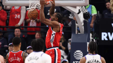 Kawhi Leonard erzielte 45 Punkte.