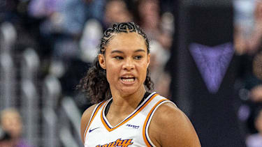 Satou Sabally bei einem Spiel der Phoenix Mercury.