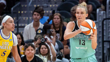 Leonie Fiebich in Aktion während der Regular Season.