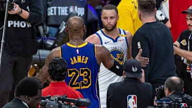 LeBron James und Stephen Curry