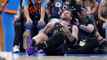 Doncic verletzte sich im dritten Viertel.
