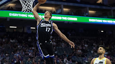 Kessler Edwards im Jersey der Sacramento Kings.