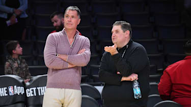 Brian Windshorst (re.) ist NBA-Insider.