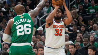 Karl-Anthony Towns trifft in der bisherigen Saison jeden zweiten Dreier.