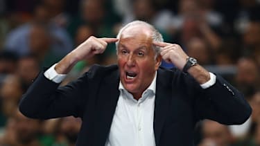 Zeljko Obradovic stand erstmals seit 14 Jahren in einem Pflichtspiel von Panathinaikos an der Seitenlinie.