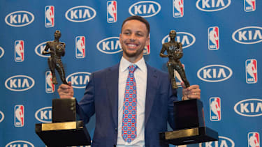 Stephen Curry gewann in seiner Karriere zwei MVP-Awards.