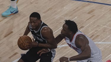 O.G. Anunoby im Duell mit De'Aaron Fox.