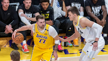 Luka Doncic und Walker Kessler.