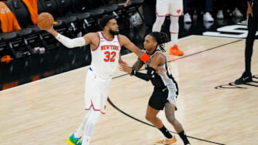 Towns lieferte ein Double-Double.