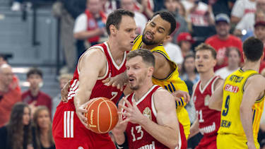 Alba Berlin und die Bayern lieferten sich in den Finals einen harten Fight.