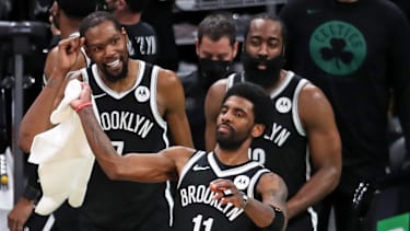 Kevin Durant, Kyrie Irving und James Harden