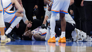 Jalen Williams verletzte sich gegen die Clippers folgenschwer.