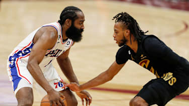 James Harden gegen Darius Garland