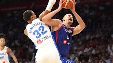 Nikola Jokic erzielte gegen Frankreich 20 Punkte.