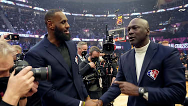 LeBron James und Michael Jordan zählen zu den wohl besten Basketballern aller Zeiten.