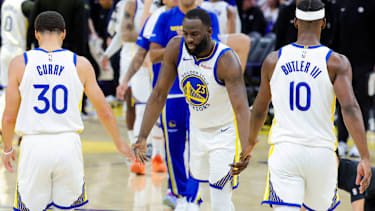 Jimmy Butler spielt bei den Warriors gemeinsam mit Steph Curry und Draymond Green.