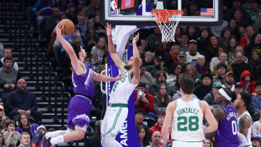 Derrick White blockte in Utah sieben Würfe.