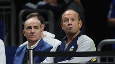 Die Oberen Alba Berlins: Sportdirektor Himar Ojeda (l.) und Geschäftsführer Marco Baldi (r.).