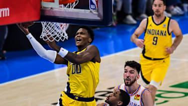 Mathurin in den NBA Finals 2025.