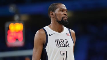 JEUX OLYMPIQUES PARIS 2024 BASKET USA SOUDAN SUD PHOTOPQR VOIX DU NORD Alexis Christiaen (Pib) ; 31 07 2024 ; JO 2024 - Kevin Durant - TEAM USA VS SOUDAN DU SUD. Photo Alexis Christiaen ( Pib) - La Voix du Nord - The Paris 2024 Summer Olympic Games, Olympische Spiele, Olympia, OS (Jul 26-Aug 11, 2024). *** Local Caption *** Nord France PUBLICATIONxNOTxINxFRAxBELxSUIxUK Copyright: xPHOTOPQR VOIXxDUxNORD MAXPPPxAlexisxChristiaenx(Pib)x 20240801VDN6984 20240801VDN6984