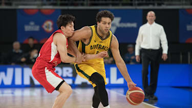 Japans Takumi Saito (li.) gegen Will McDowell White in der WM-Qualifikation