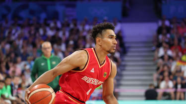 Maodo LO (Allemagne) Mens basketball, Brazil vs Germany, Men s preliminary round during the Olympic Games, Olympische Spiele, Olympia, OS Paris 2024 - photo Laurent Sanson DPPI Panoramic JO 2024 : BASKET BALL - Brésil vs Allemagne - Jeux Olympiques 2024 - Paris2024 - Lille - 30 07 2024 DPPI Panoramic PUBLICATIONxNOTxINxFRAxBEL