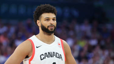 Jamal Murray of Canada, Basketball, Men's Group Phase - Group A between Canada and Spain during the Olympic Games Paris 2024 on 2 August 2024 at Pierre Mauroy stadium in Villeneuve-d'Ascq near Lille, France - Photo Laurent Sanson / Panoramic / DPPI Media