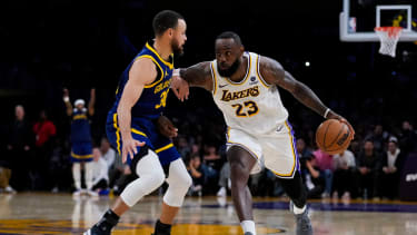 LeBron James wurde im Februar mit den Golden State Warriors in Verbindung gebracht.